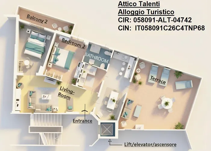 Attico Talenti Apartamento